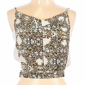 (Olenka) Silk Spaghetti Strap Blouse, Sz. 6-8